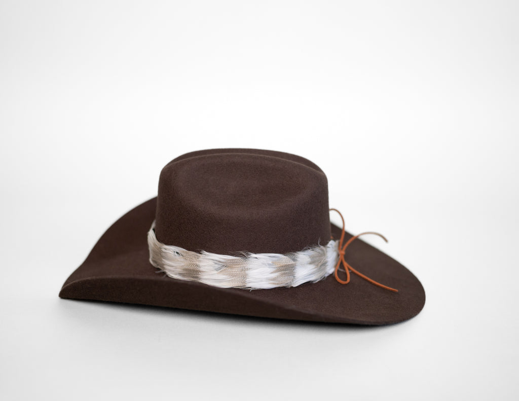 Feather Hat Band — Moonlit