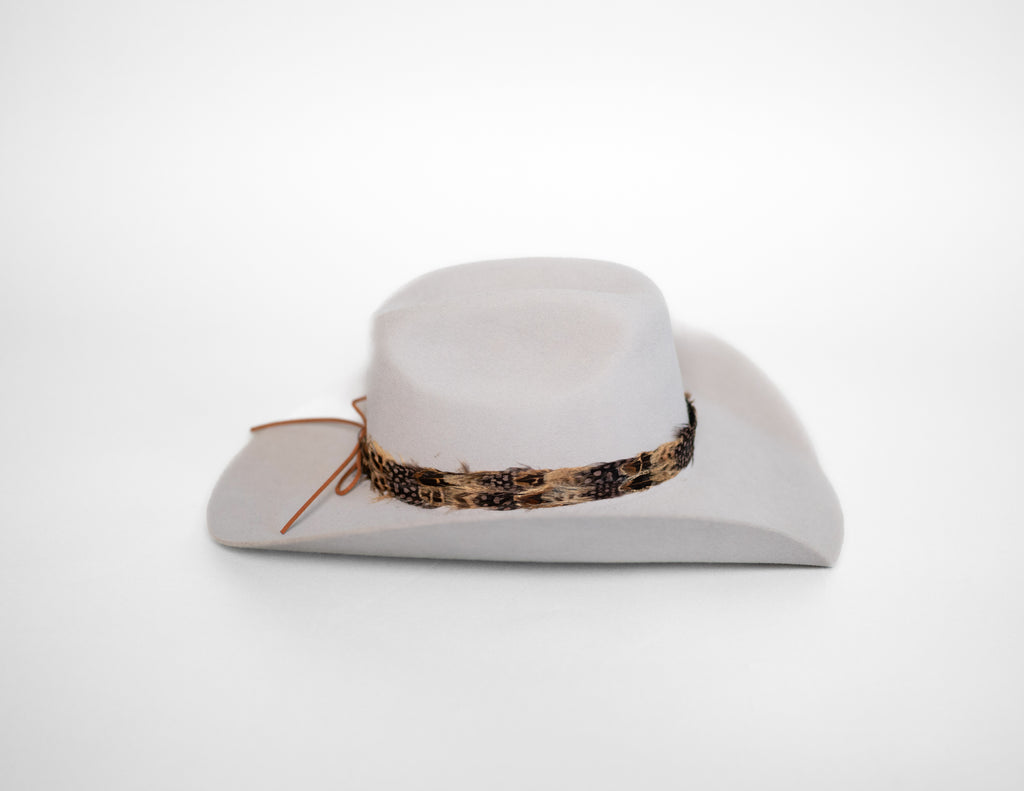Feather Hat Band - Cowboy Coffee