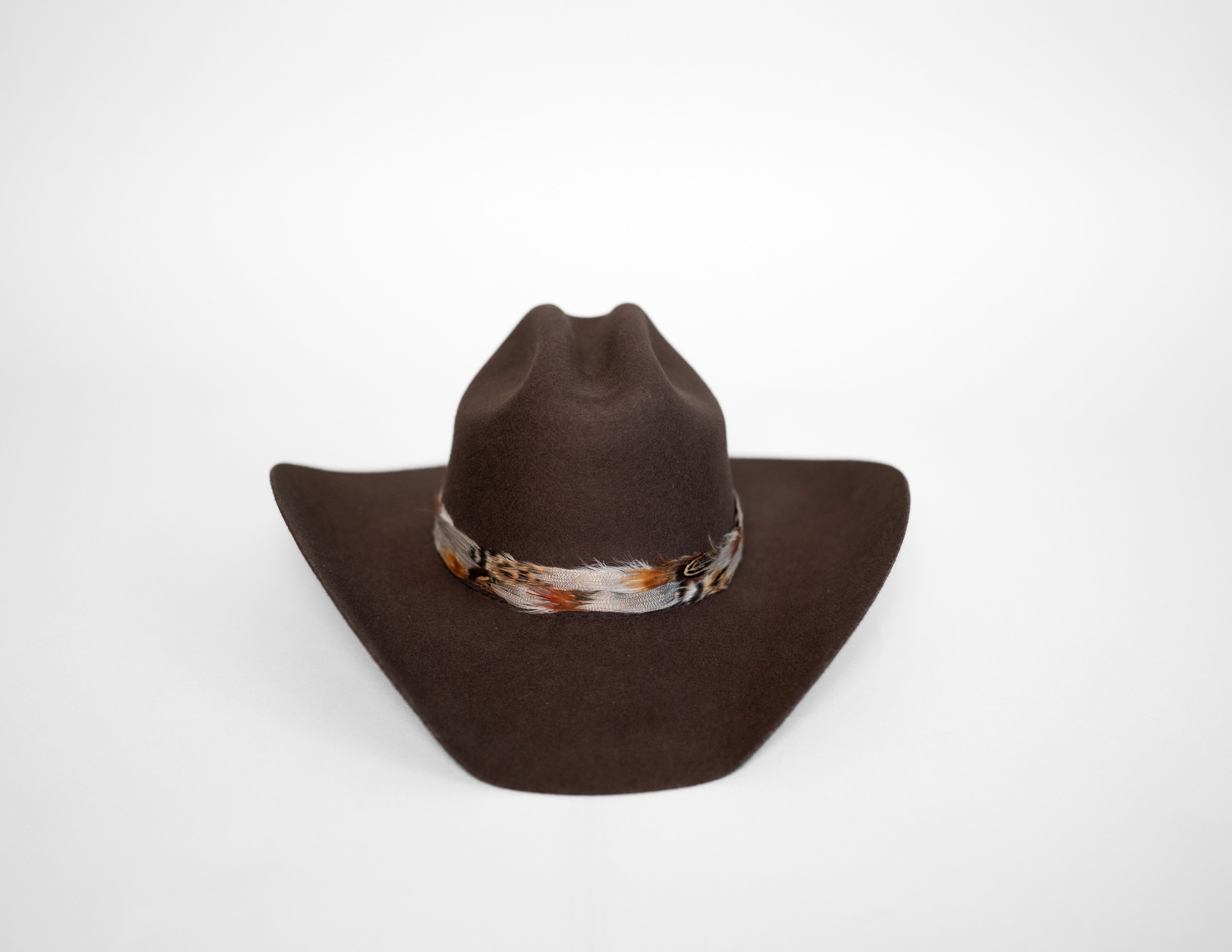 Feather Hat Band - Desert Blaze