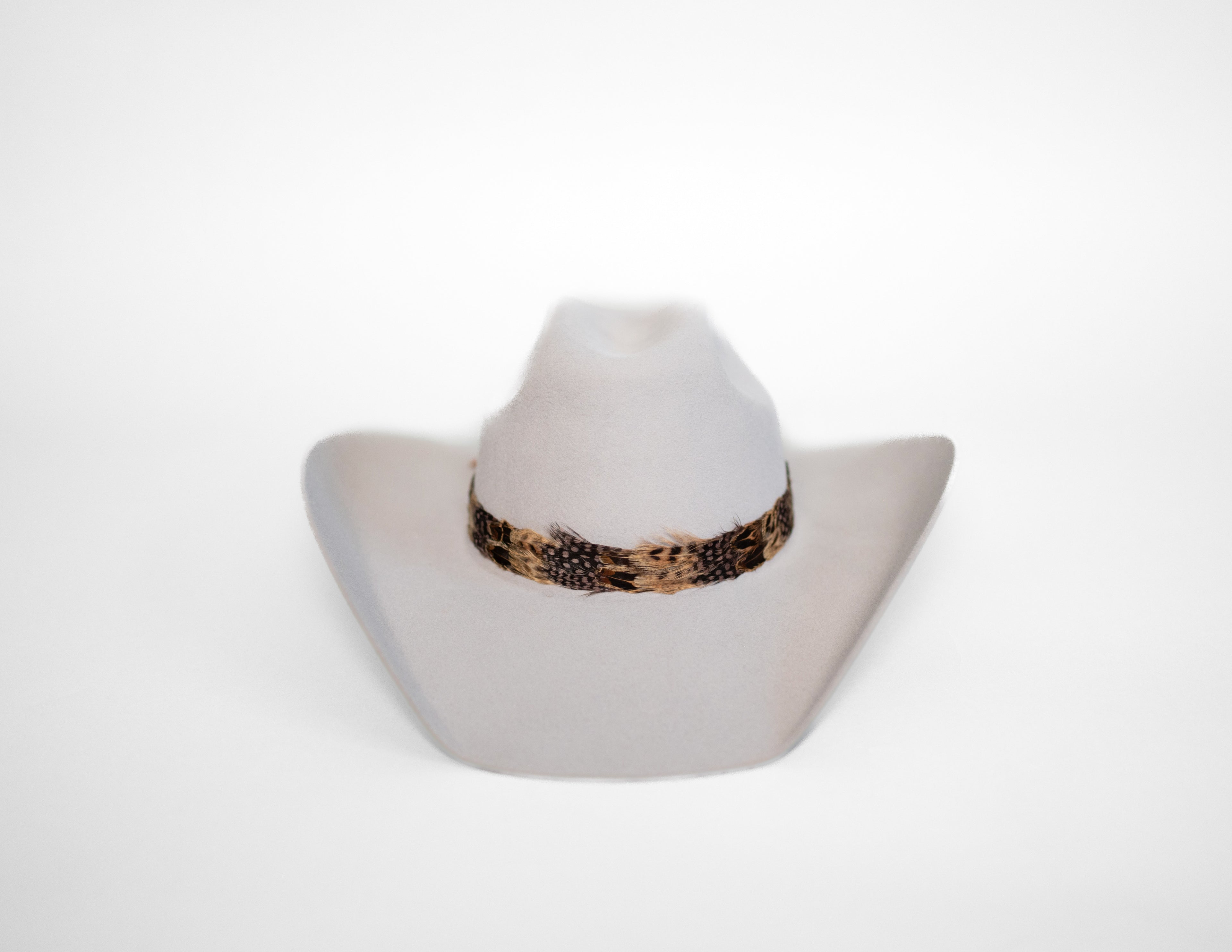 Feather Hat Band - Cowboy Coffee