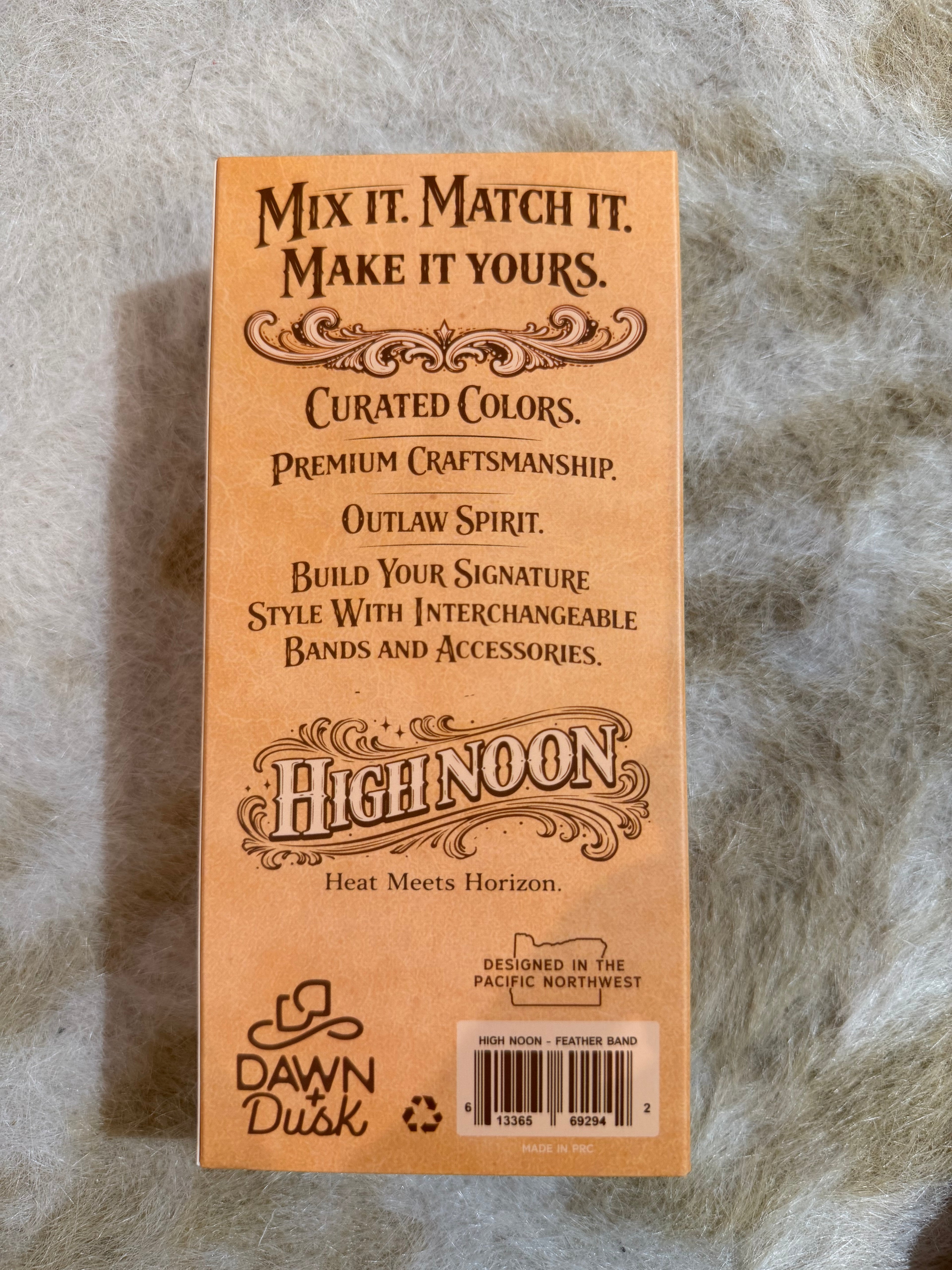 Feather Hat Band - High Noon