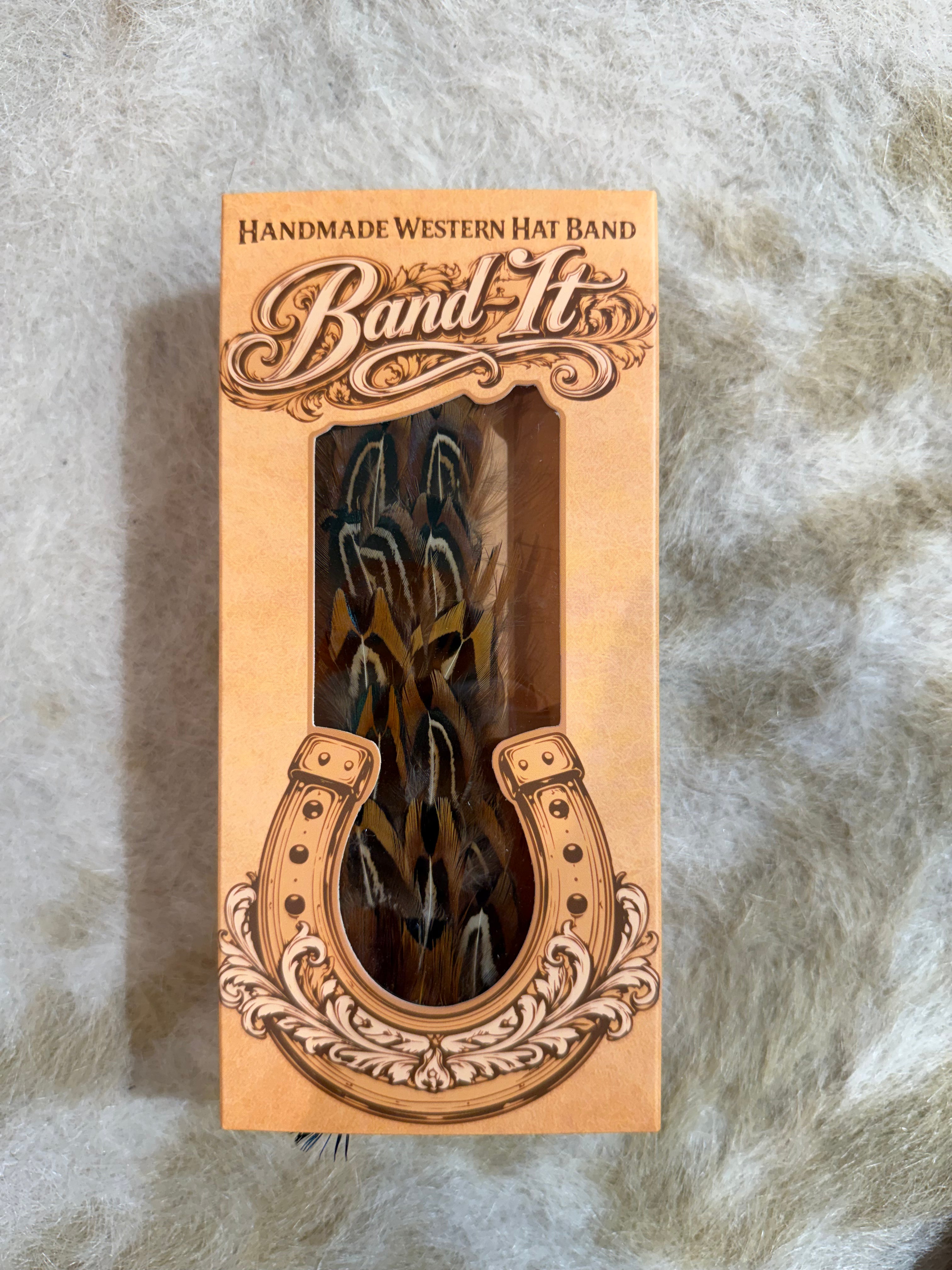 Feather Hat Band - Sundown